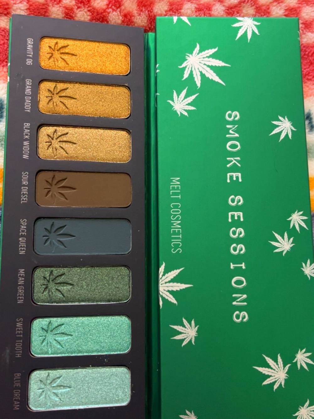 Melt Cosmetics Smoke Sessions Green & Gold Eyeshadow Palette